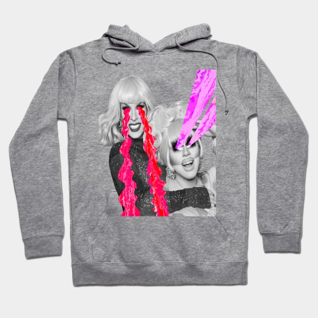 Trixie Mattel and Katya zamolodchikova Halloween Design Hoodie by KalanisArt